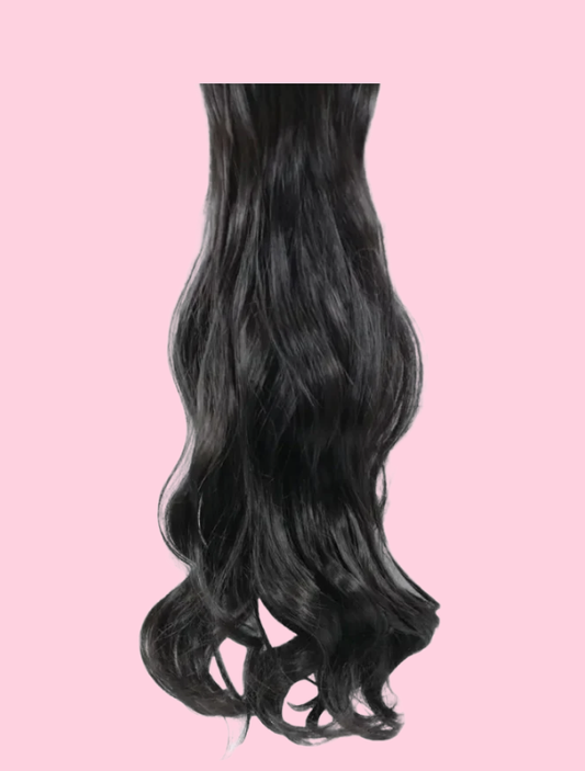 Wavy Long Full Head Clip-on Hair Extensions